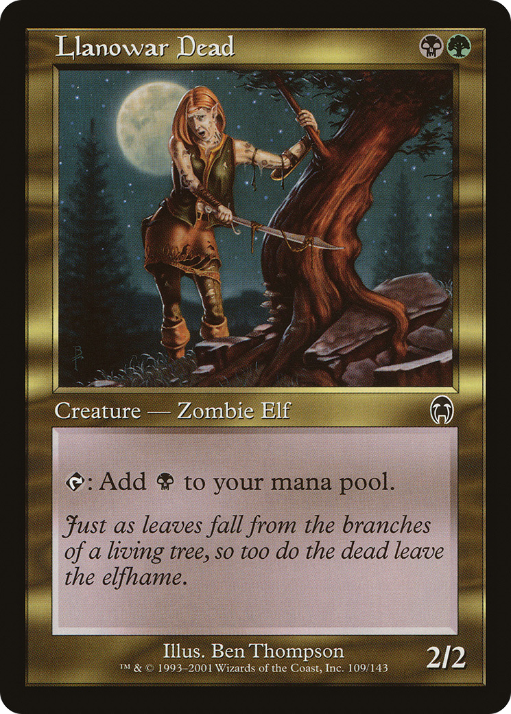Llanowar Dead (APC-109)  Foil - Apocalypse