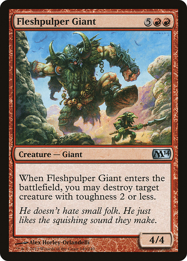 Fleshpulper Giant (M14-140)  Foil - Magic 2014