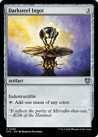 Darksteel Ingot (OTC-256)  - Outlaws of Thunder Junction Commander
