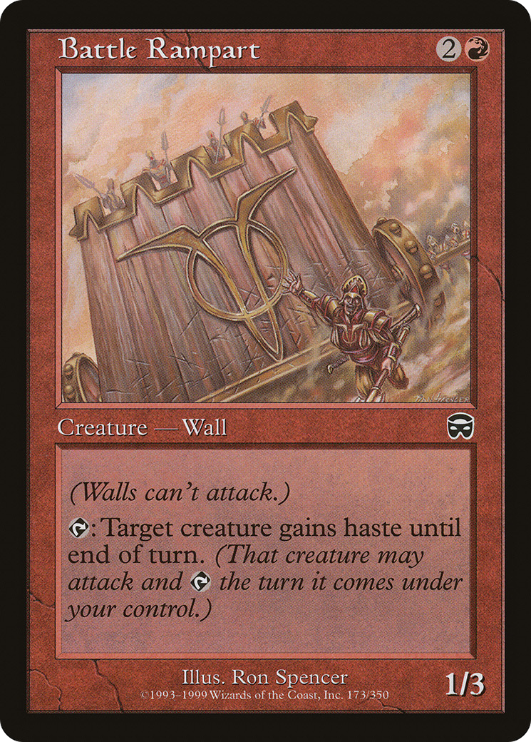 Battle Rampart (MMQ-173)  - Mercadian Masques