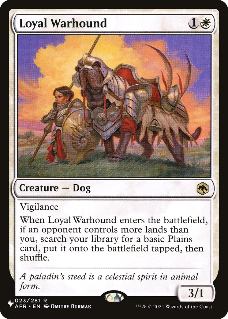 Loyal Warhound (LIST-AFR-23) - The List