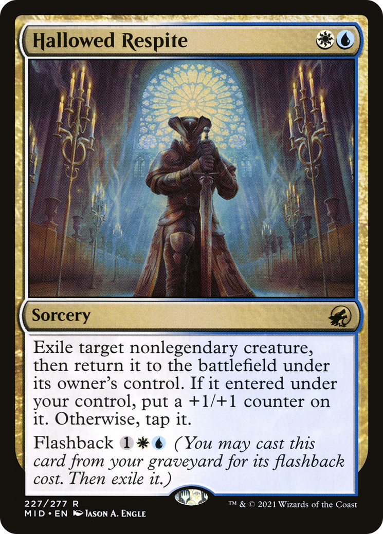 Hallowed Respite (MID-227)  Foil - Innistrad: Midnight Hunt