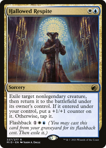 Hallowed Respite (MID-227)  Foil - Innistrad: Midnight Hunt