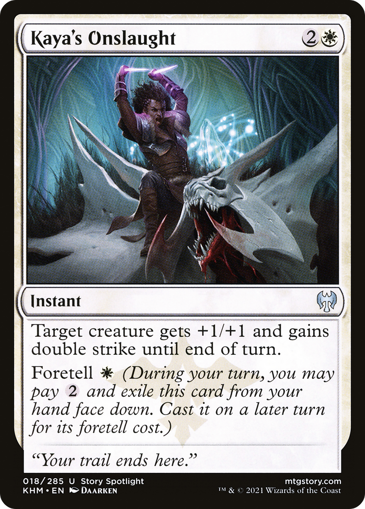 Kaya's Onslaught (KHM-018)  - Kaldheim