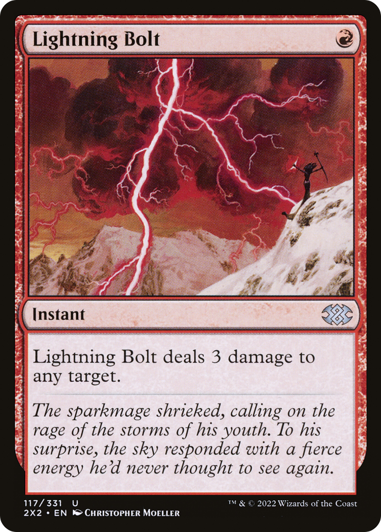 Lightning Bolt (2X2-117)  Foil - Double Masters 2022