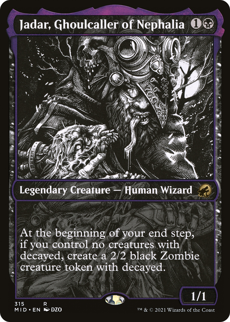 Jadar, Ghoulcaller of Nephalia (Showcase) (MID-315)  Foil - Innistrad: Midnight Hunt: (Showcase)