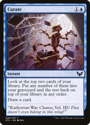 Curate (STX-040)  Foil - Strixhaven: School of Mages