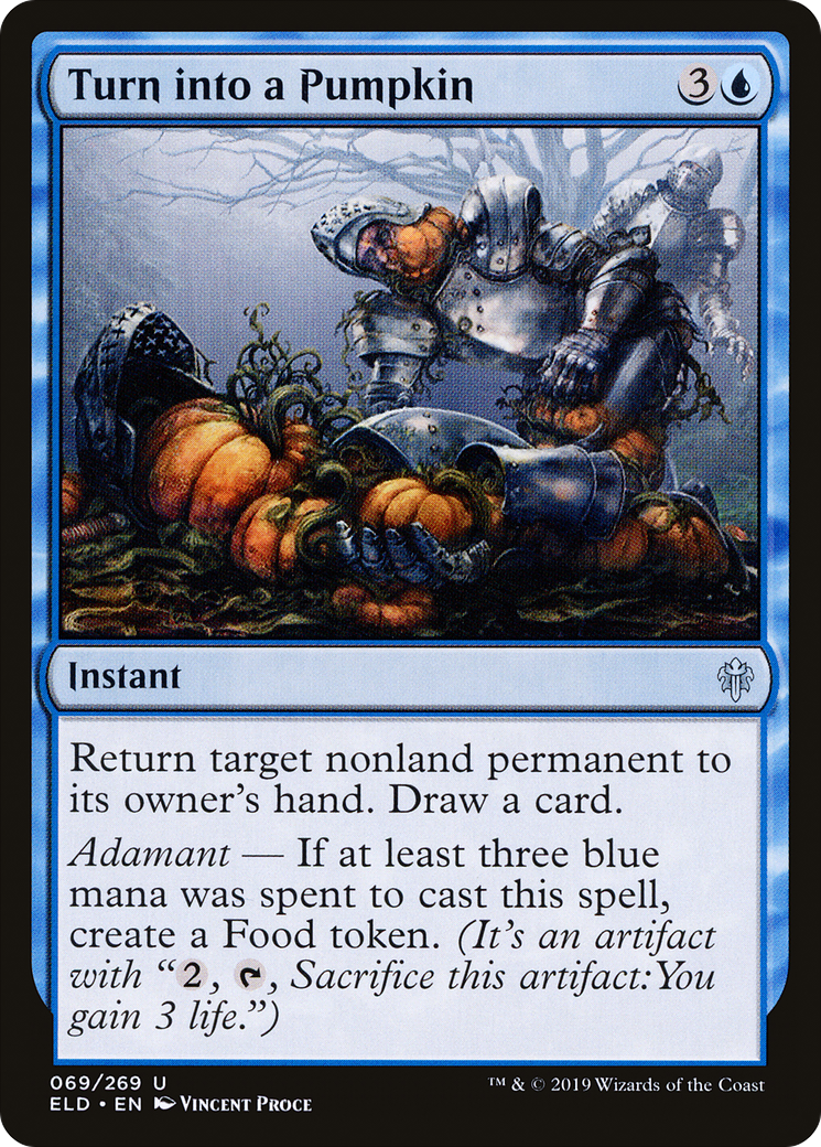 Turn into a Pumpkin (ELD-069) - Throne of Eldraine Foil