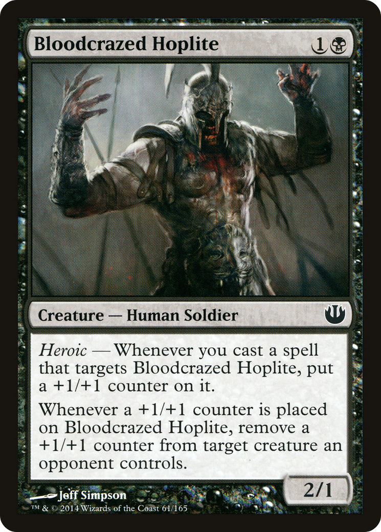 Bloodcrazed Hoplite (JOU-061)  - Journey into Nyx