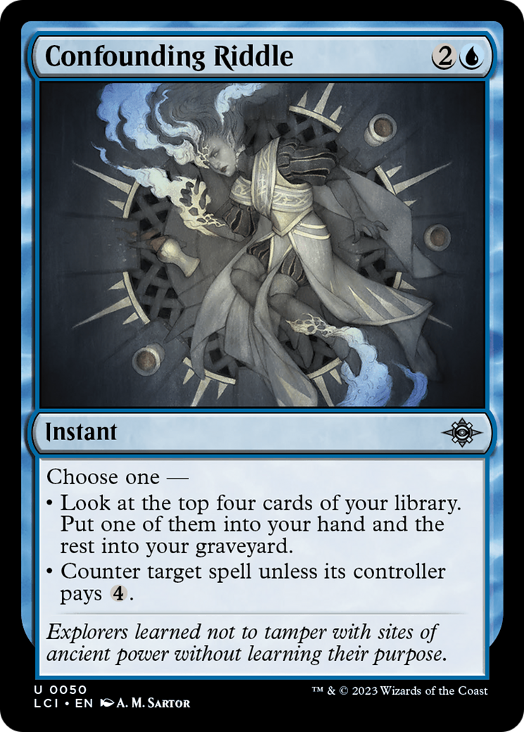 Confounding Riddle (LCI-050)  Foil - The Lost Caverns of Ixalan