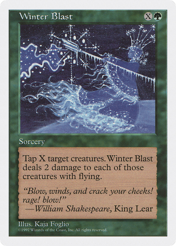 Winter Blast (5ED-)  - Fifth Edition