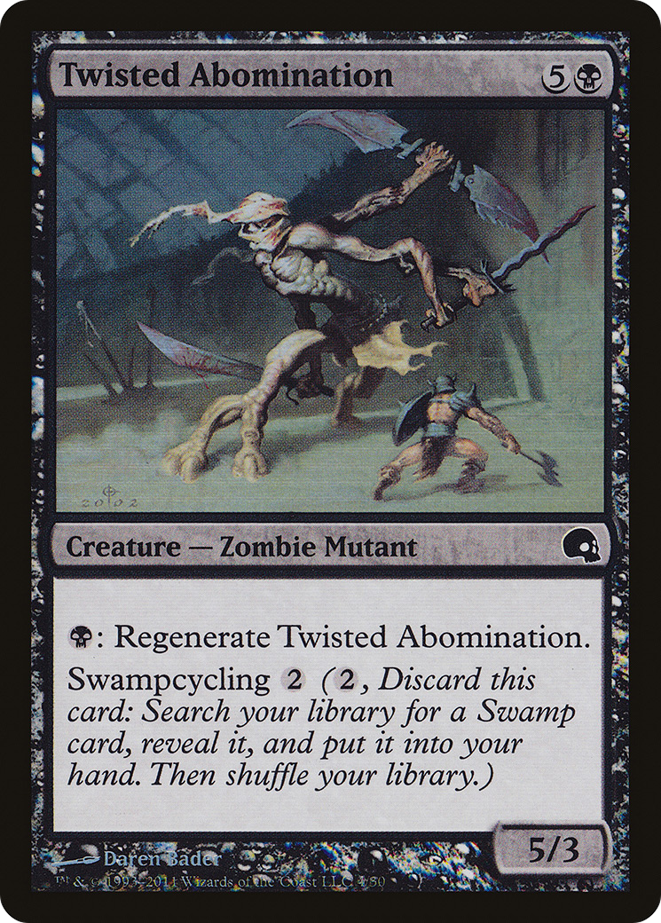 Twisted Abomination (GRV-004)  Foil - Premium Deck Series: Graveborn