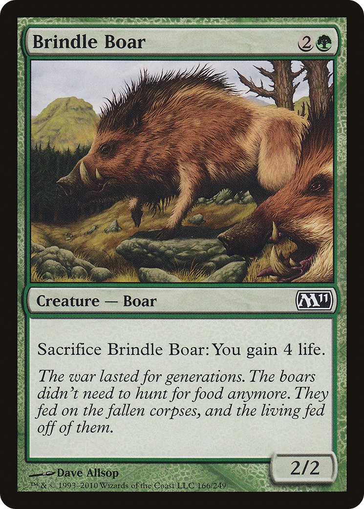 Brindle Boar (M11-166)  - Magic 2011