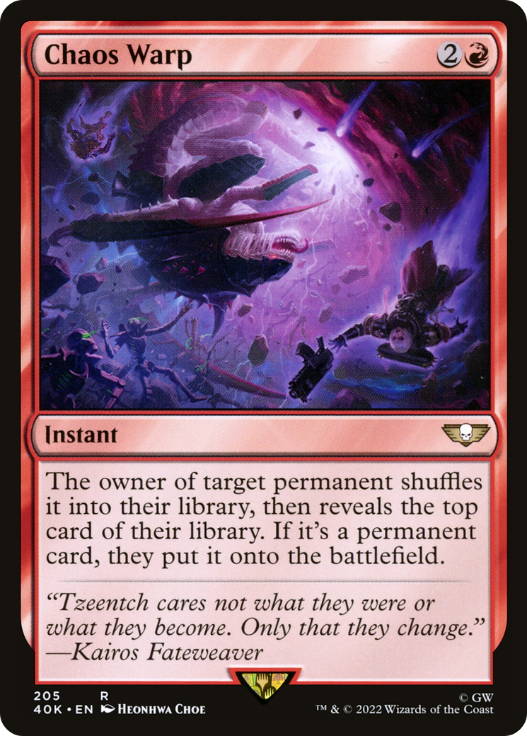 Chaos Warp (40K-205)  - Warhammer 40,000 Commander