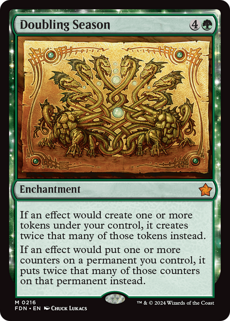 Doubling Season (FDN-216)  Foil - Foundations: (enchantment)