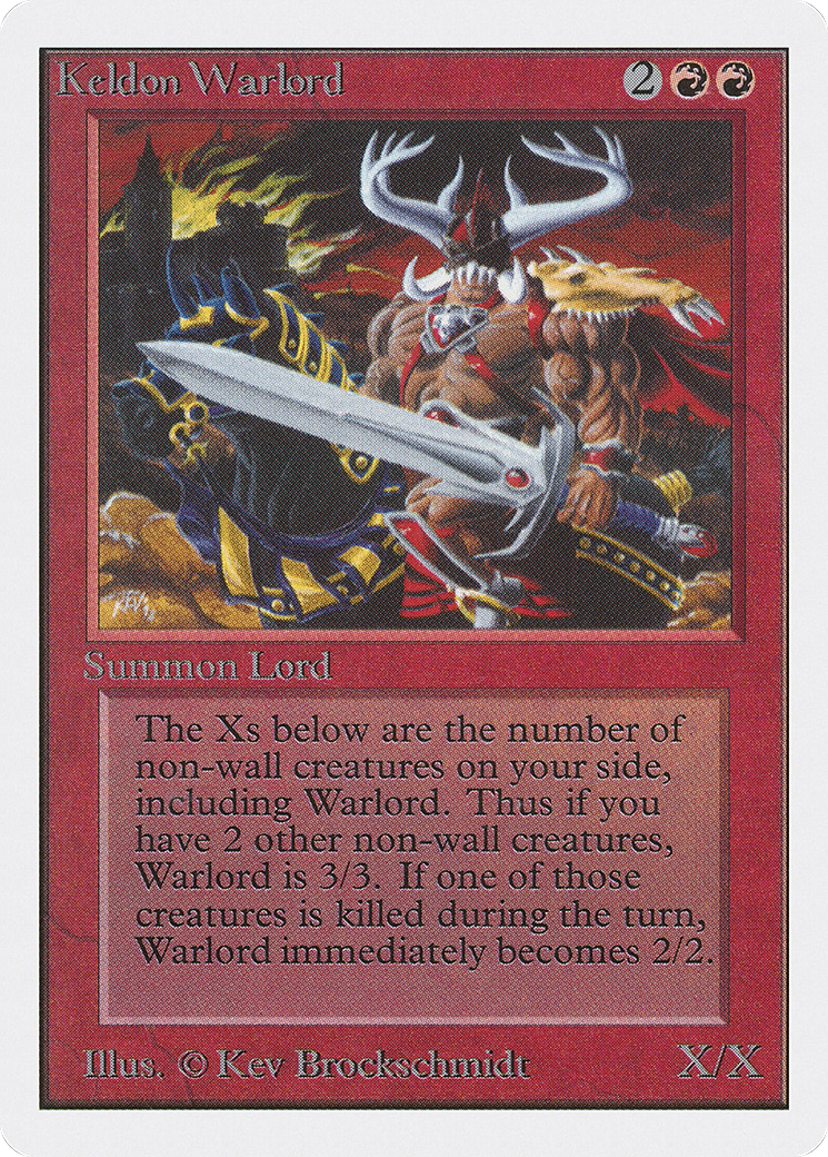 Keldon Warlord (2ED-)  - Unlimited Edition