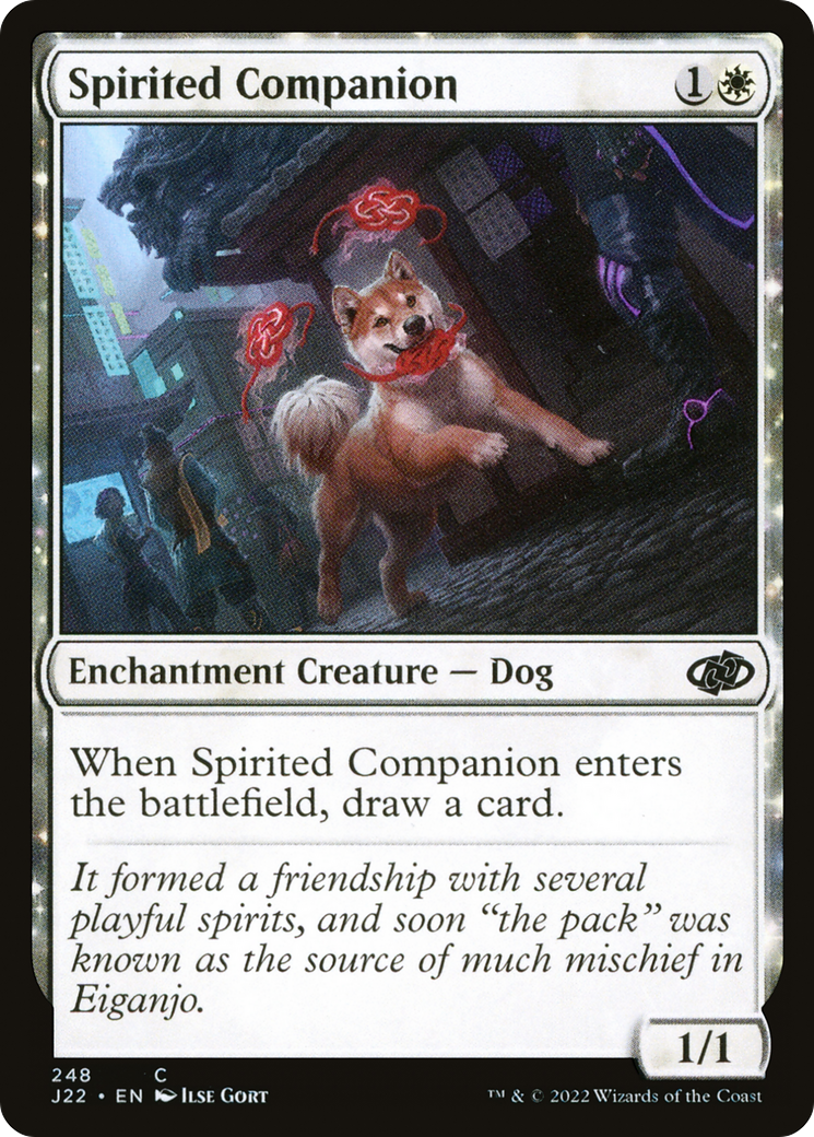 Spirited Companion (J22-248)  - Jumpstart 2022: (enchantment)