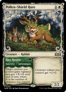 Pollen-Shield Hare (Showcase) (WOE-293)  - Wilds of Eldraine: (Showcase)