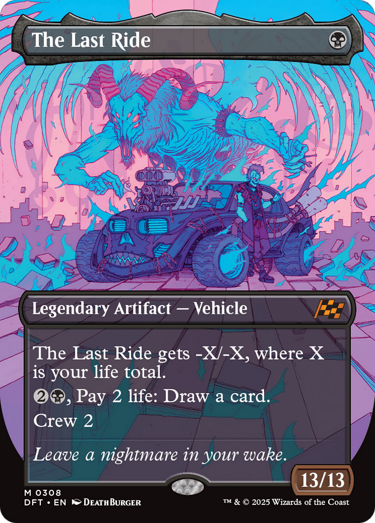 The Last Ride (Borderless) (DFT-308)  Foil - Aetherdrift