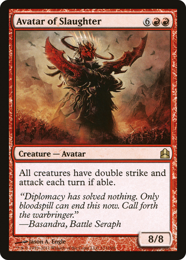 Avatar of Slaughter (CMD-111)  - Commander 2011