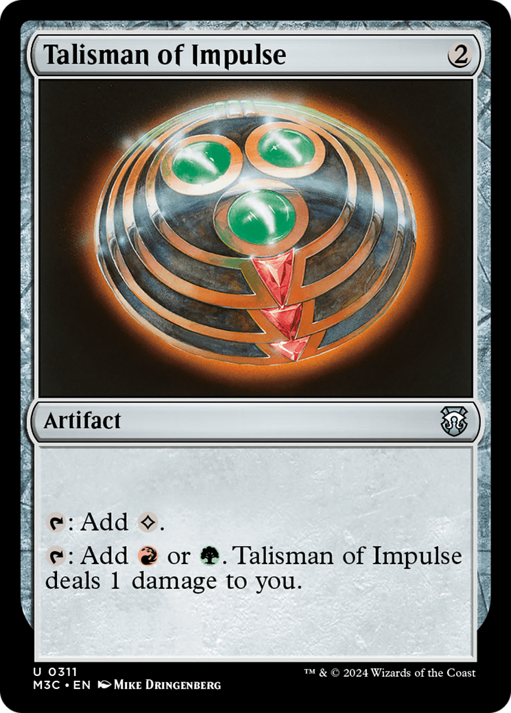 Talisman of Impulse (M3C-311)  - Modern Horizons 3 Commander