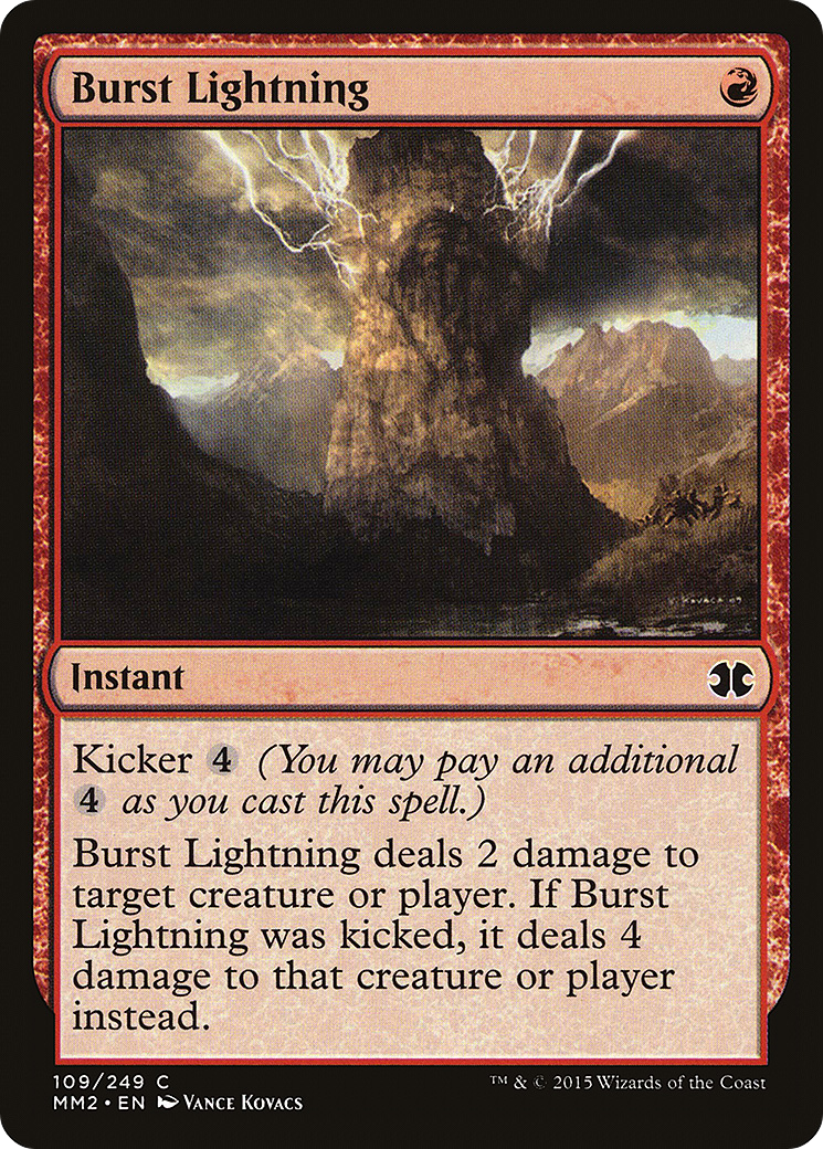 Burst Lightning (MM2-109) - Modern Masters 2015