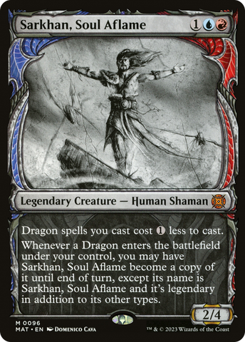 Sarkhan, Soul Aflame (Showcase) (MAT-096)  Foil - March of the Machine: The Aftermath