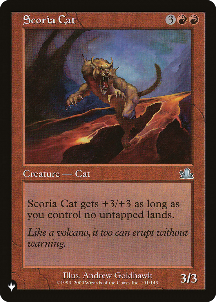 Scoria Cat (LIST-PCY-101)  - The List