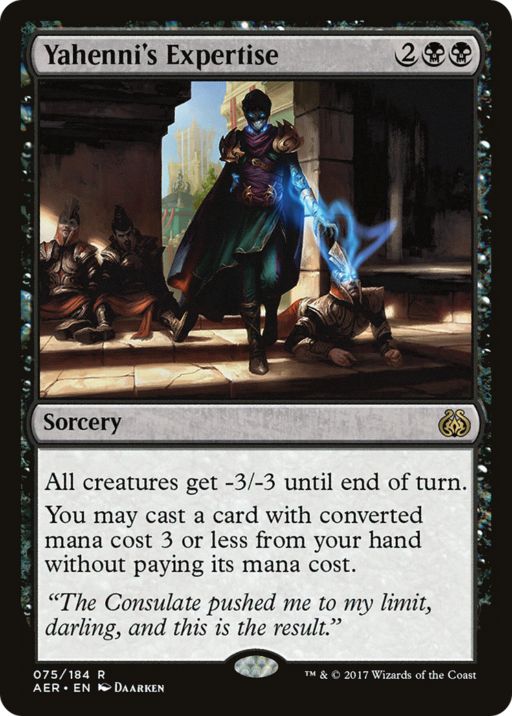 Yahenni's Expertise (AER-075)  Foil - Aether Revolt