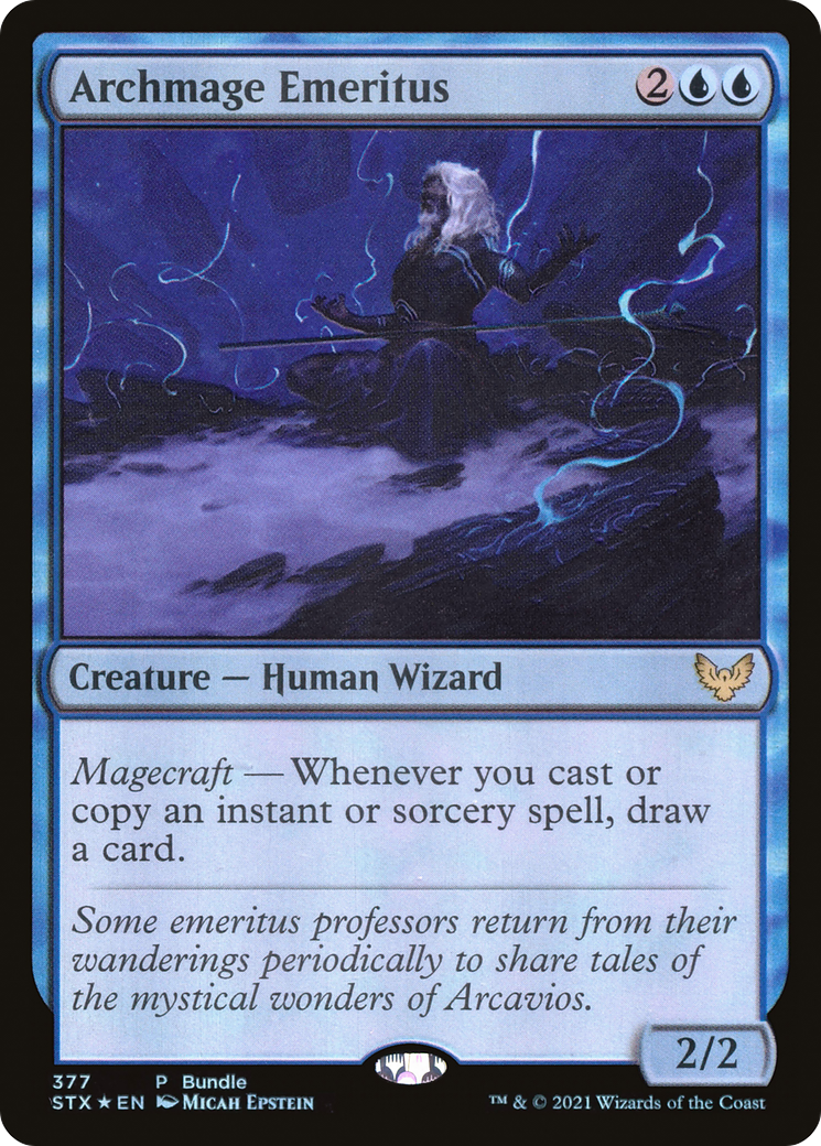 Archmage Emeritus (UMP-377)  Foil - Strixhaven: School of Mages