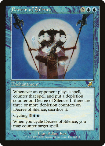 Decree of Silence (SCG-032) - Scourge Foil