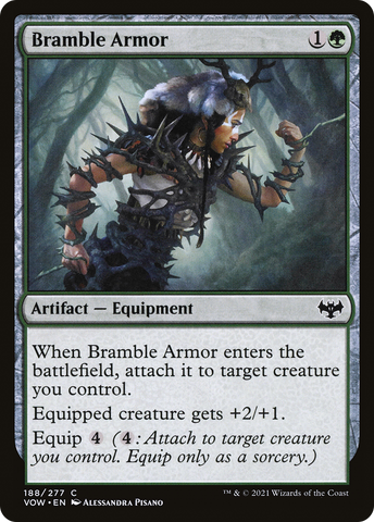 Bramble Armor (VOW-188)  Foil - Innistrad: Crimson Vow