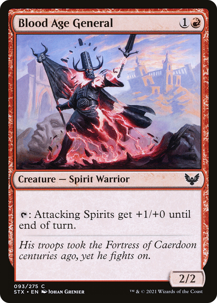 Blood Age General (STX-093)  - Strixhaven: School of Mages