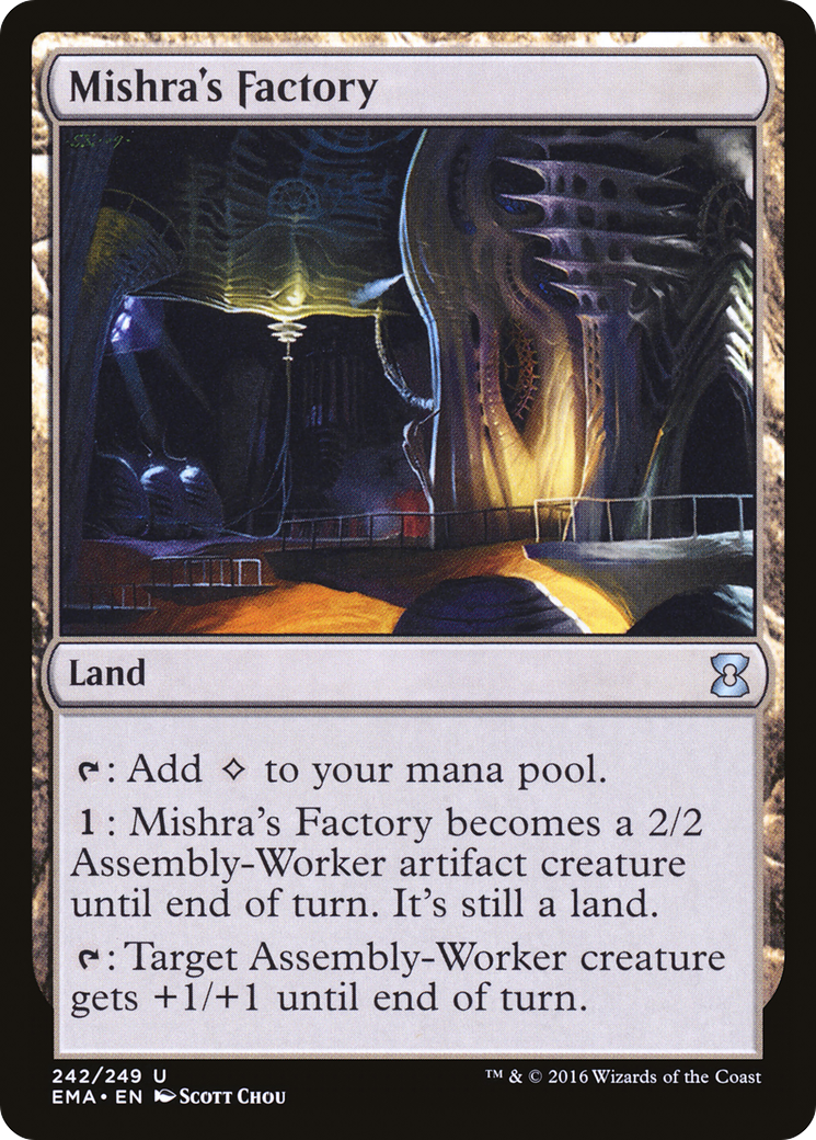 Mishra's Factory (EMA-242)  Foil - Eternal Masters