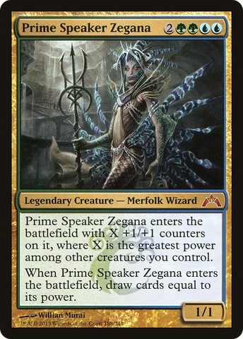 Prime Speaker Zegana (GTC-188)  Foil - Gatecrash
