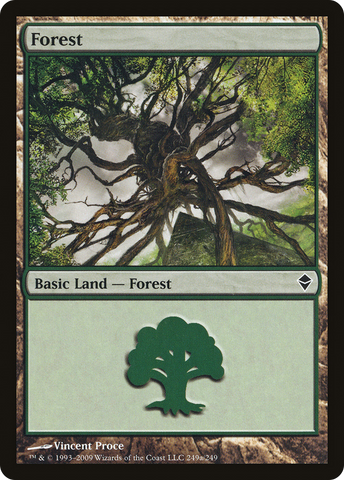 Forest (249a) (ZEN-249A) - Zendikar