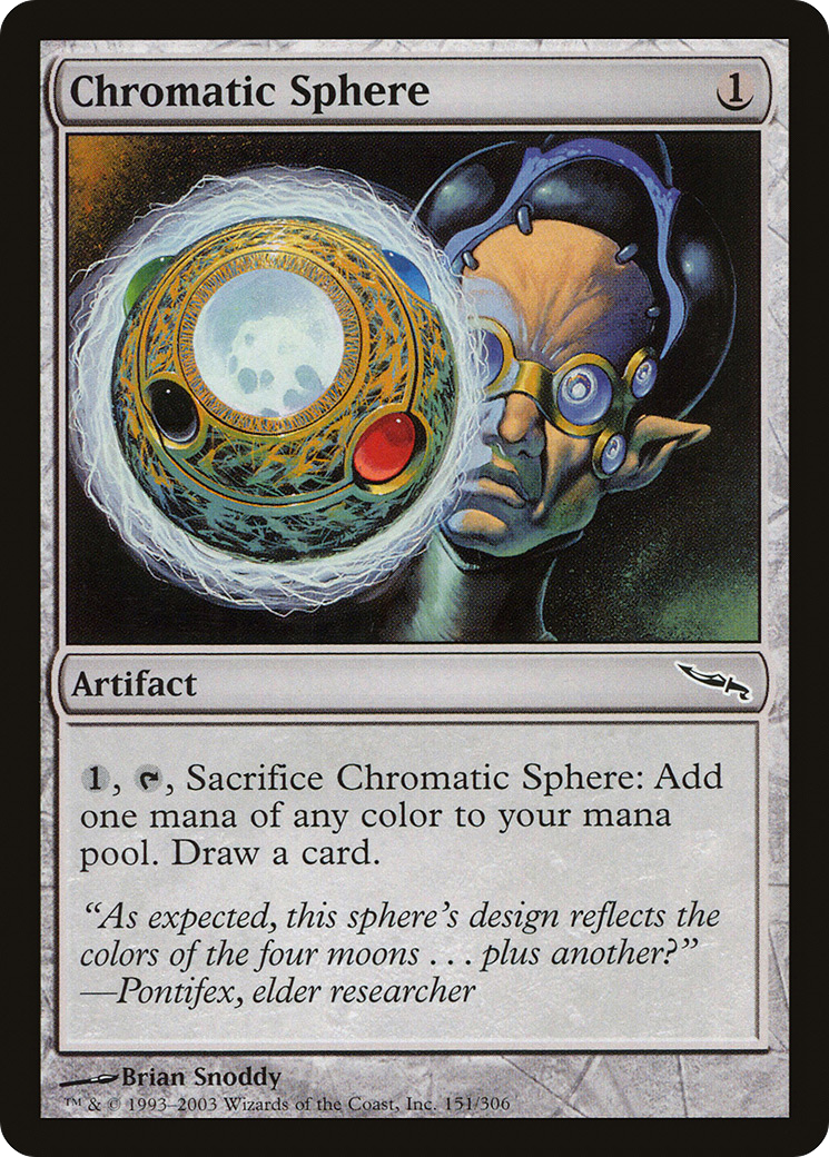 Chromatic Sphere (MRD-151)  Foil - Mirrodin