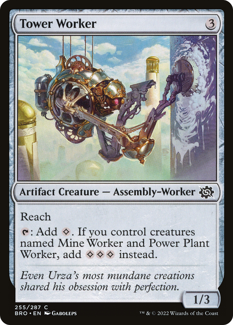 Tower Worker (BRO-255)  - The Brothers' War