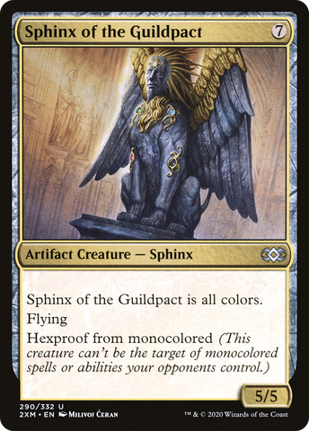 Sphinx of the Guildpact (2XM-290)  Foil - Double Masters