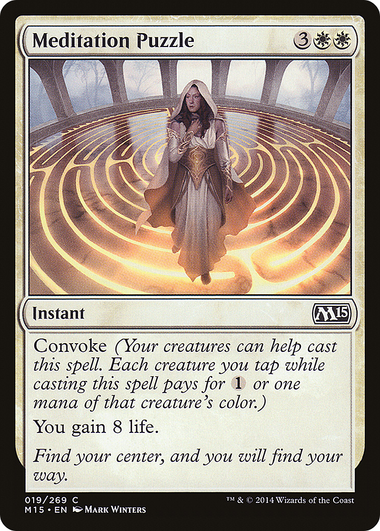 Meditation Puzzle (M15-019)  - Magic 2015