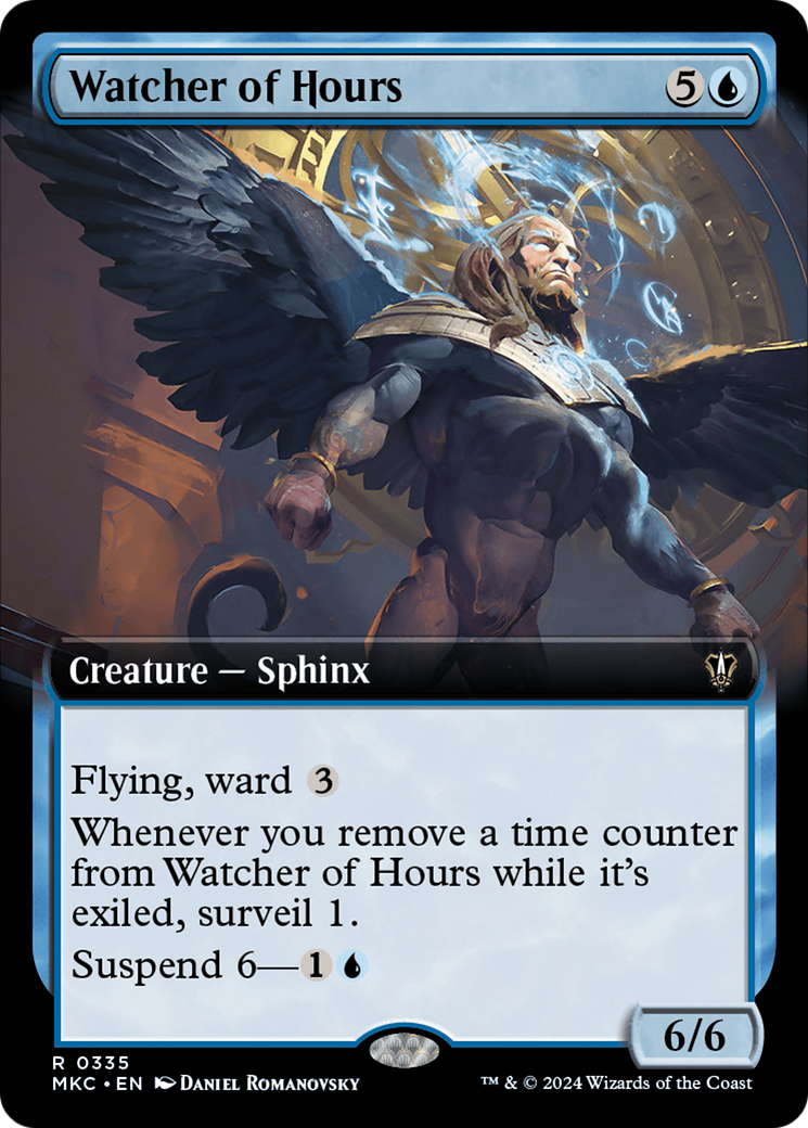 Watcher of Hours (Extended Art) (MKC-335) - Murders at Karlov Manor Commander: (Extended Art)