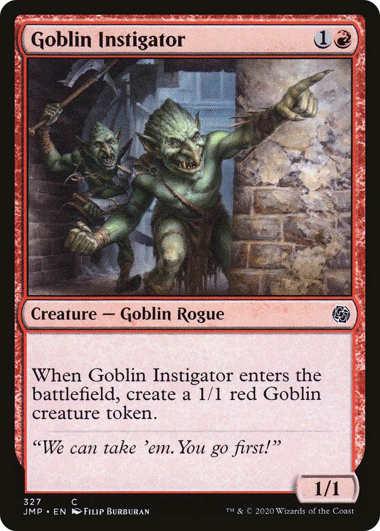 Goblin Instigator (JMP-327)  - Jumpstart