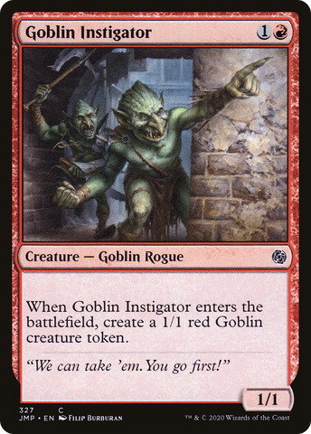 Goblin Instigator (JMP-327)  - Jumpstart