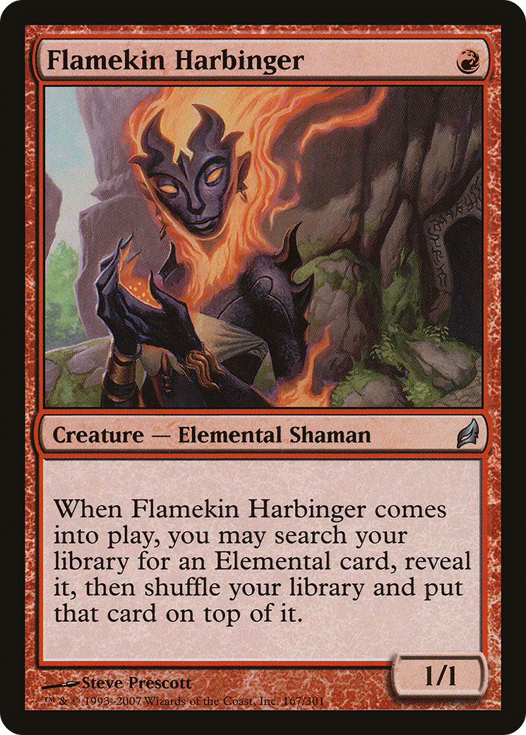 Flamekin Harbinger (LRW-167)  Foil - Lorwyn