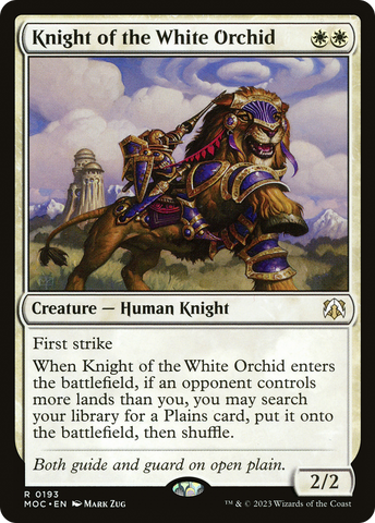 Knight of the White Orchid (MOC-193)  - March of the Machine Commander