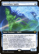 Ascendant Spirit (Extended Art) (KHM-341)  Foil - Kaldheim: (Extended Art, snow)