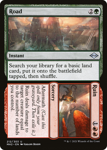 Road // Ruin (MH2-212)  Foil - Modern Horizons 2