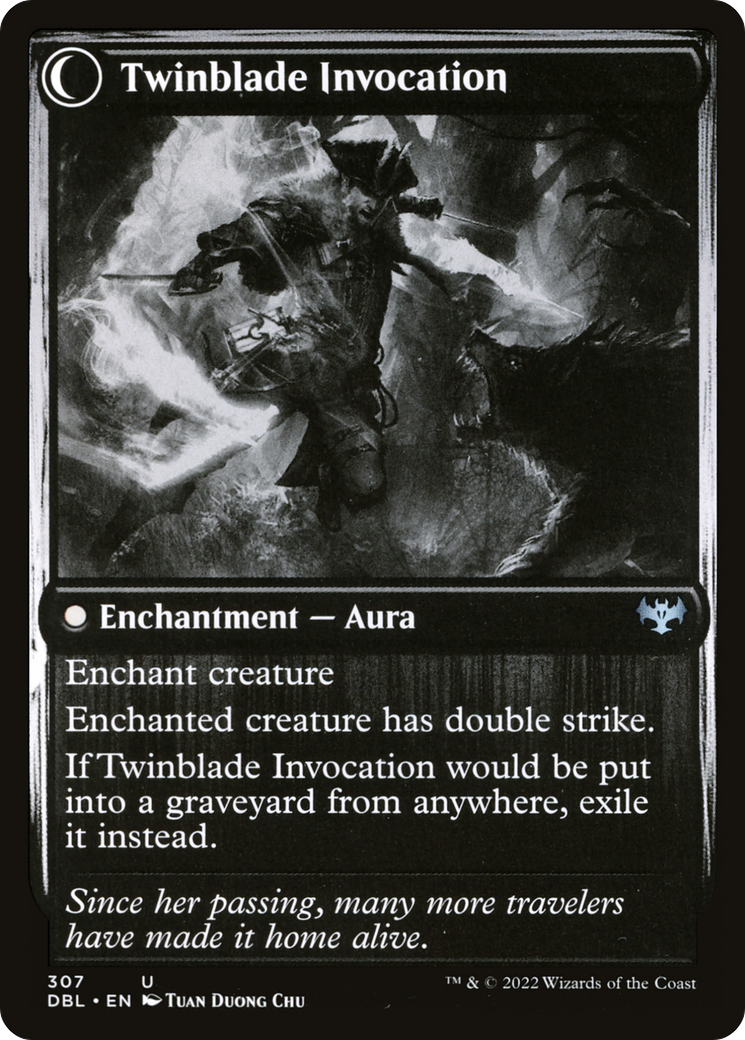 Twinblade Geist (DBL-307)  Foil - Innistrad: Double Feature: (Double Faced Transform)