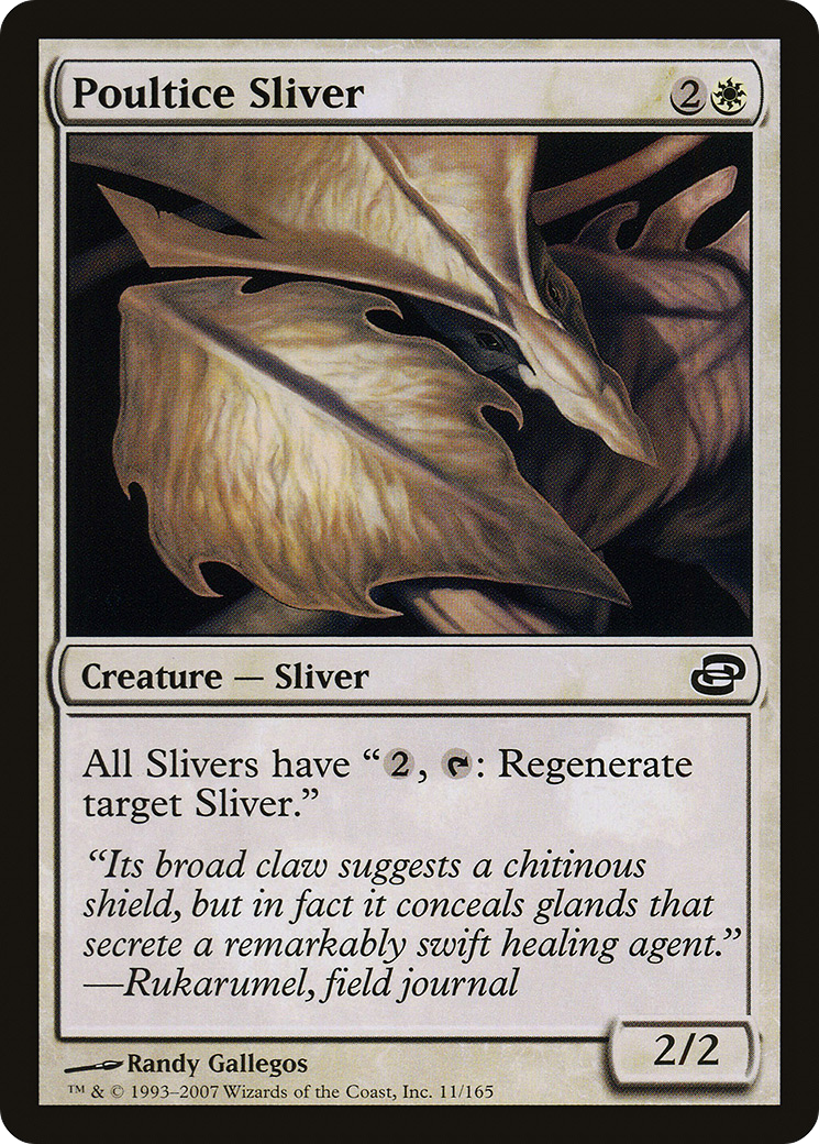 Poultice Sliver (PLC-011)  Foil - Planar Chaos