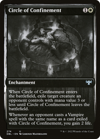Circle of Confinement (DBL-274)  Foil - Innistrad: Double Feature